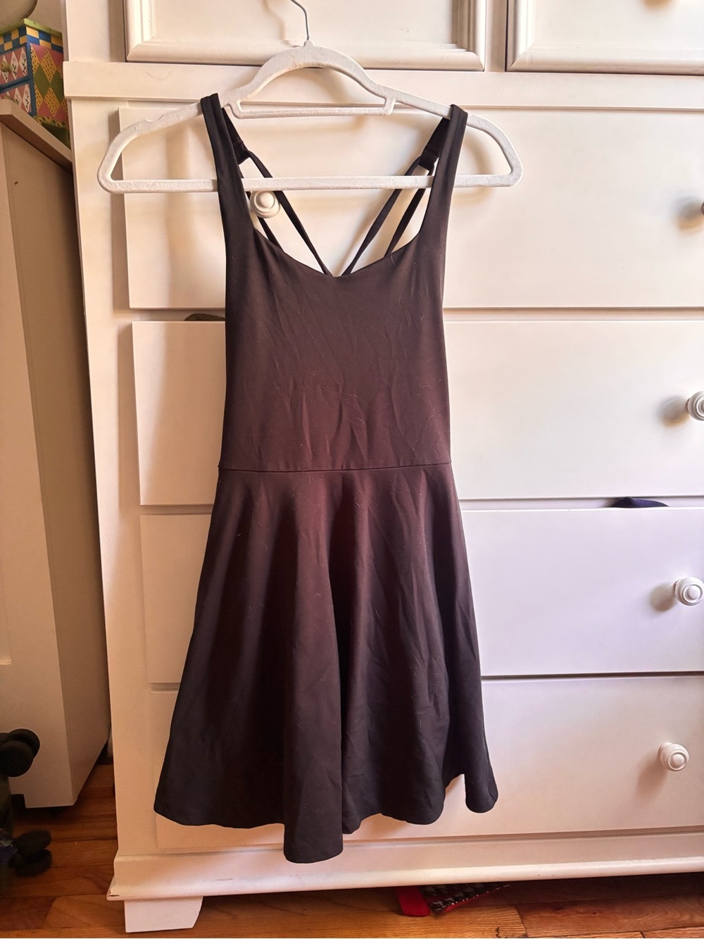 girlfriend collective riley sweetheart exercise dress